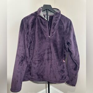 The North Face Women's Plush Quarter-Zip Fleece Jacket - Plum Purple